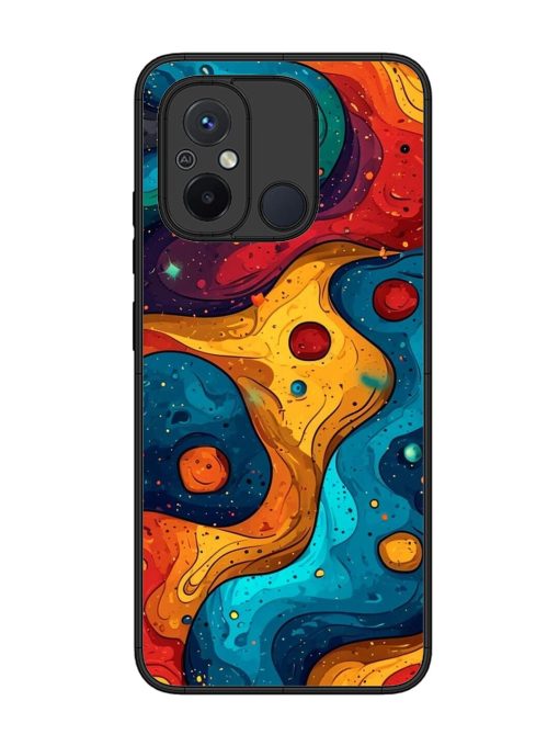 Cosmic Swirl Glossy Soft Edge Case for Xiaomi Redmi 12C Chachhi