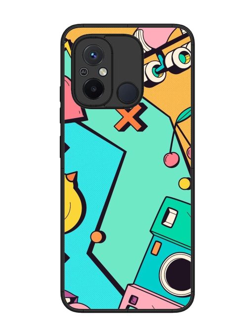 Retro Remix Glossy Soft Edge Case for Xiaomi Redmi 12C Chachhi