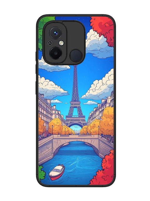 Parisian Panorama Glossy Soft Edge Case for Xiaomi Redmi 12C Chachhi