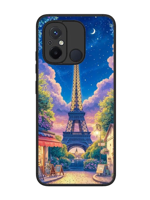 Twilight In Paris Glossy Soft Edge Case for Xiaomi Redmi 12C Chachhi