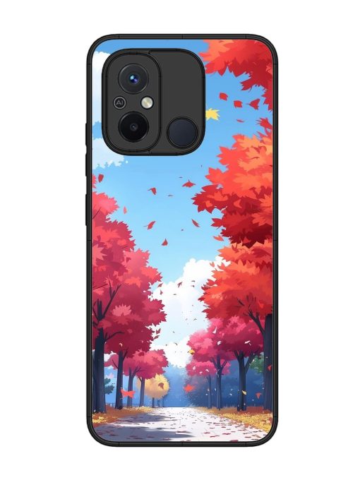 Autumn'S Embrace Glossy Soft Edge Case for Xiaomi Redmi 12C Chachhi