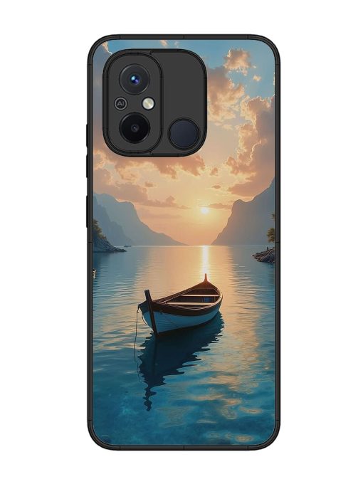 Serene Sunset Glossy Soft Edge Case for Xiaomi Redmi 12C Chachhi