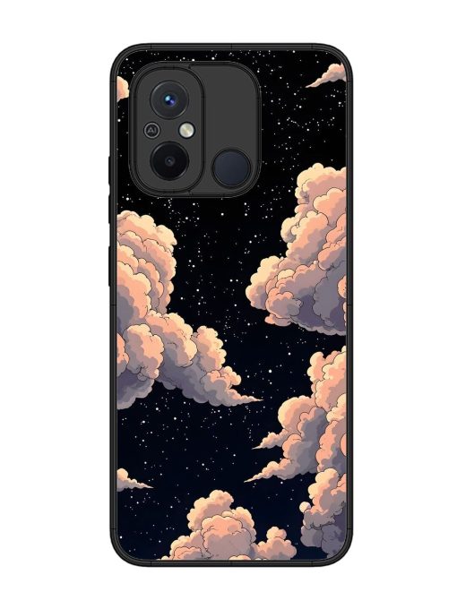 Starry Night Dreams Glossy Soft Edge Case for Xiaomi Redmi 12C Chachhi