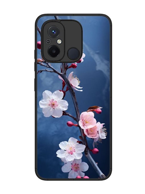 Delicate Blossoms Glossy Soft Edge Case for Xiaomi Redmi 12C Chachhi