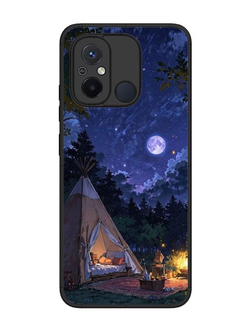 Moonlight Camping Glossy Soft Edge Case for Xiaomi Redmi 12C Chachhi