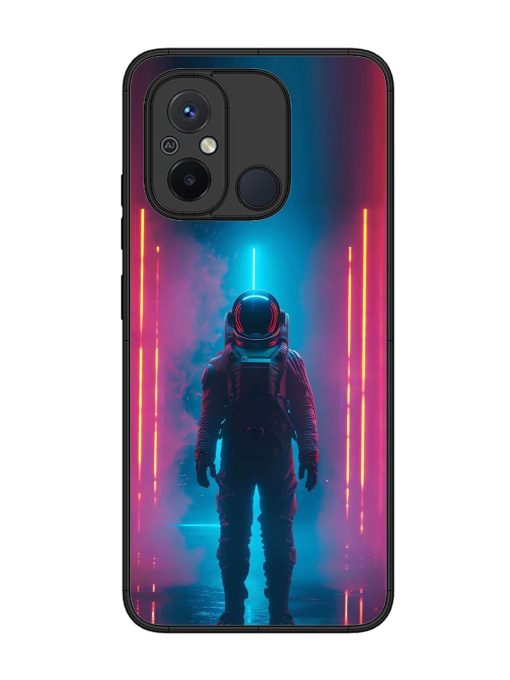 Neon Astronaut Glossy Soft Edge Case for Xiaomi Redmi 12C Chachhi