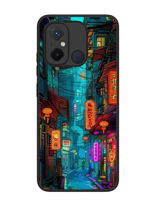 Neon Nightscape Glossy Soft Edge Case for Xiaomi Redmi 12C