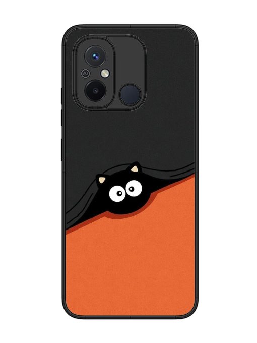 Peek-A-Boo Kitty Glossy Soft Edge Case for Xiaomi Redmi 12C Chachhi