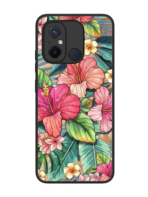 Tropical Tapestry Glossy Soft Edge Case for Xiaomi Redmi 12C Chachhi