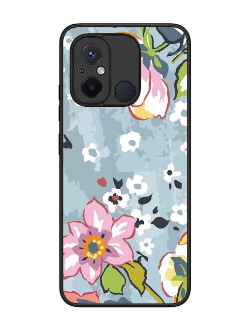 Floral Fantasy Glossy Soft Edge Case for Xiaomi Redmi 12C