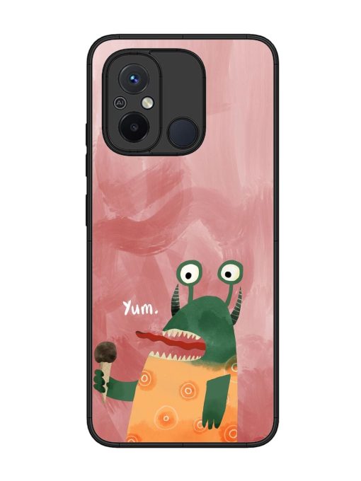 Hungry Monster Glossy Soft Edge Case for Xiaomi Redmi 12C Chachhi