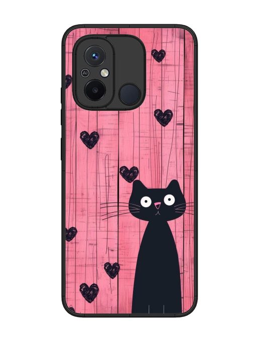 Feline Valentine'S Day Glossy Soft Edge Case for Xiaomi Redmi 12C Chachhi