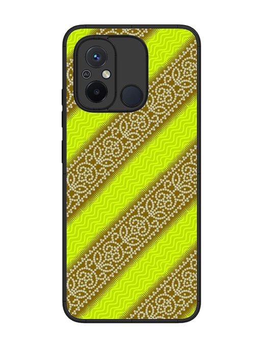 Golden Bandana Bliss Glossy Soft Edge Case for Xiaomi Redmi 12C Chachhi