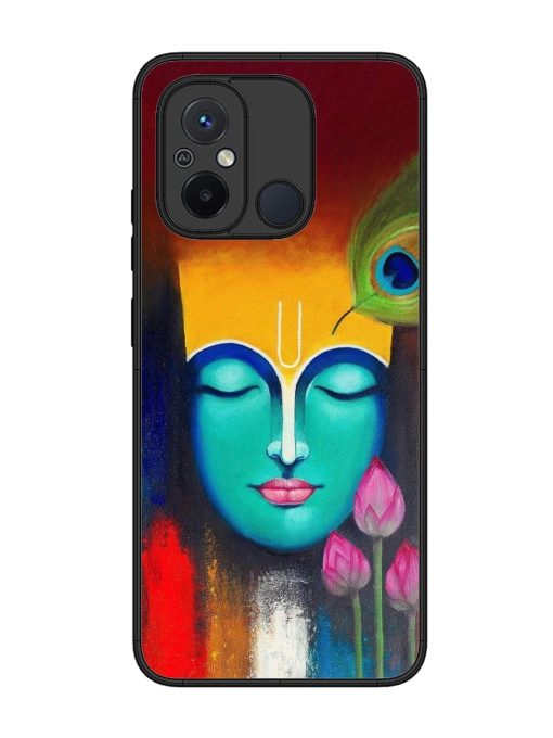 Divine Tranquility: The Face Of Krishna Glossy Soft Edge Case for Xiaomi Redmi 12C Chachhi