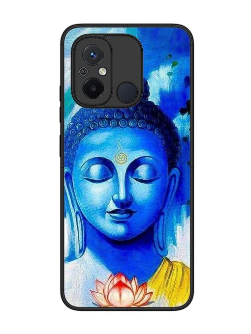 Serene Buddha With Lotus Glossy Soft Edge Case for Xiaomi Redmi 12C Chachhi