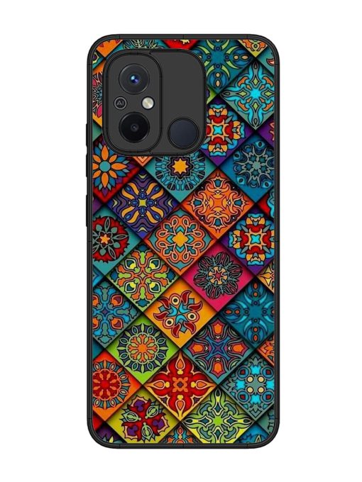 Patchwork Mandala Mosaic Glossy Soft Edge Case for Xiaomi Redmi 12C Chachhi