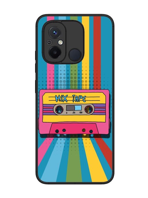 Retro Cassette Tapes Glossy Soft Edge Case for Xiaomi Redmi 12C Chachhi