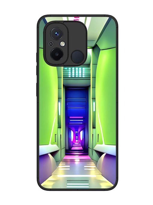 Neon Corridor Glossy Soft Edge Case for Xiaomi Redmi 12C Chachhi