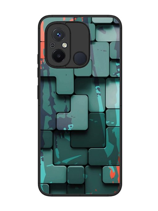 Abstract Geometric Mosaic Glossy Soft Edge Case for Xiaomi Redmi 12C Chachhi