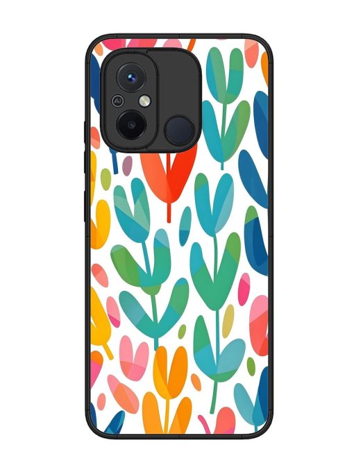 Rainbow Of Blooms Glossy Soft Edge Case for Xiaomi Redmi 12C Chachhi