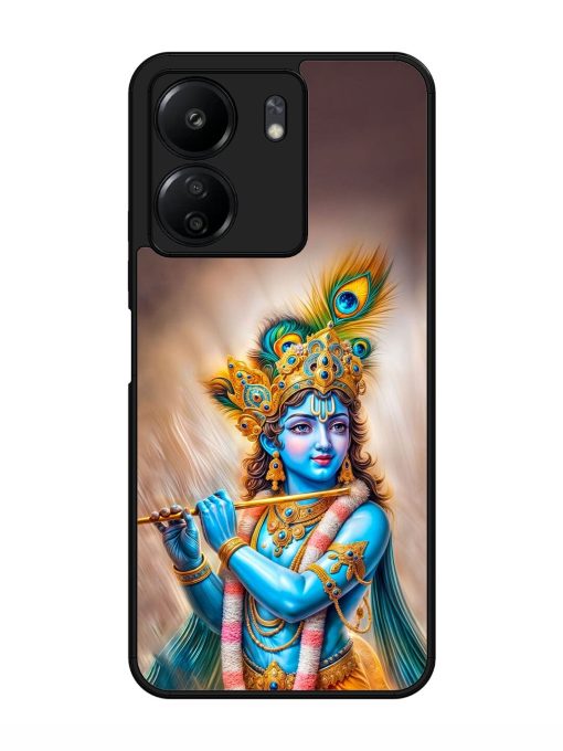 Divine Krishna Glossy Soft Edge Case for Xiaomi Redmi 13C (4G) Chachhi