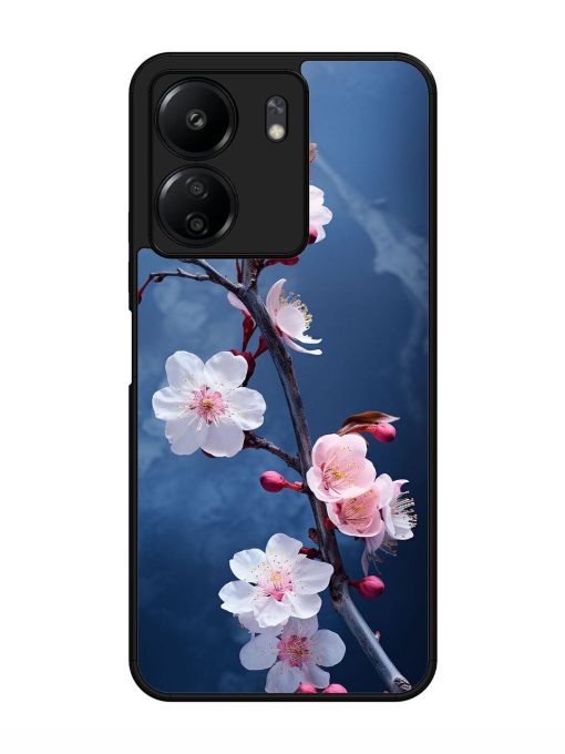 Delicate Blossoms Glossy Soft Edge Case for Xiaomi Redmi 13C (4G) Chachhi