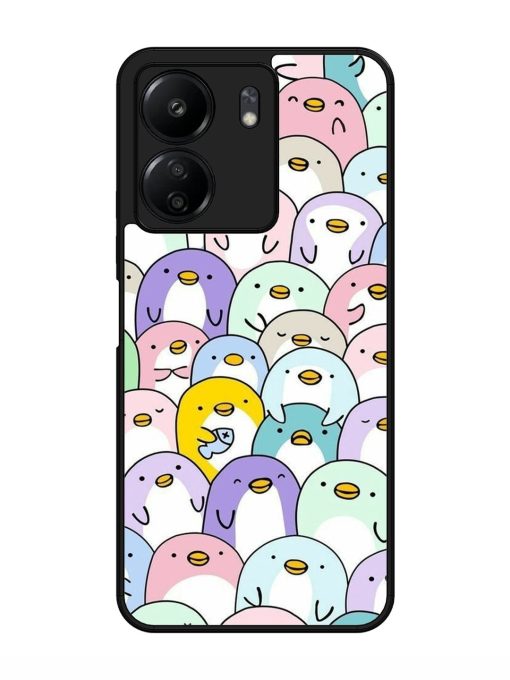 Penguin Party Glossy Soft Edge Case for Xiaomi Redmi 13C (4G)