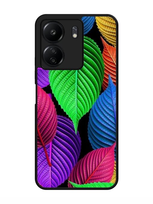 Rainbow Leaf Symphony Glossy Soft Edge Case for Xiaomi Redmi 13C (4G) Chachhi