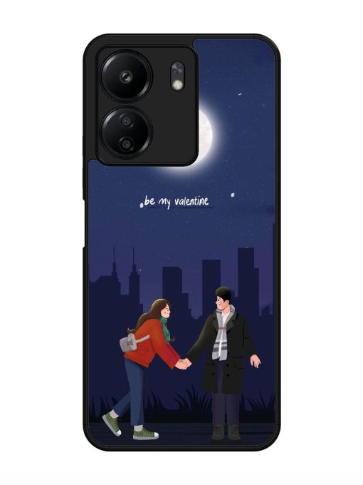 Moonlight Proposal Glossy Soft Edge Case for Xiaomi Redmi 13C (4G) Chachhi