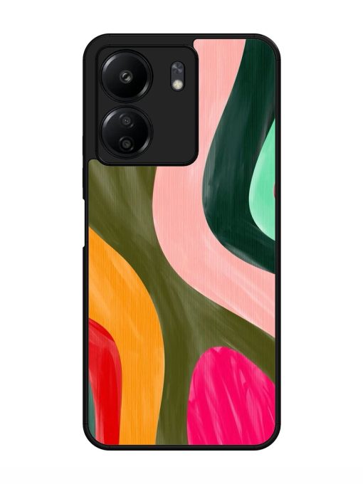 Wavy Wonderland Glossy Soft Edge Case for Xiaomi Redmi 13C (4G)
