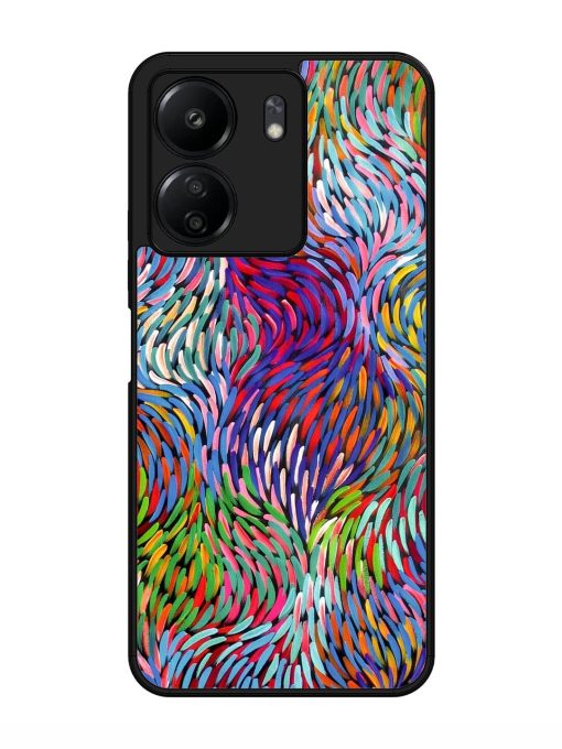 Vibrant Waves Glossy Soft Edge Case for Xiaomi Redmi 13C (4G)