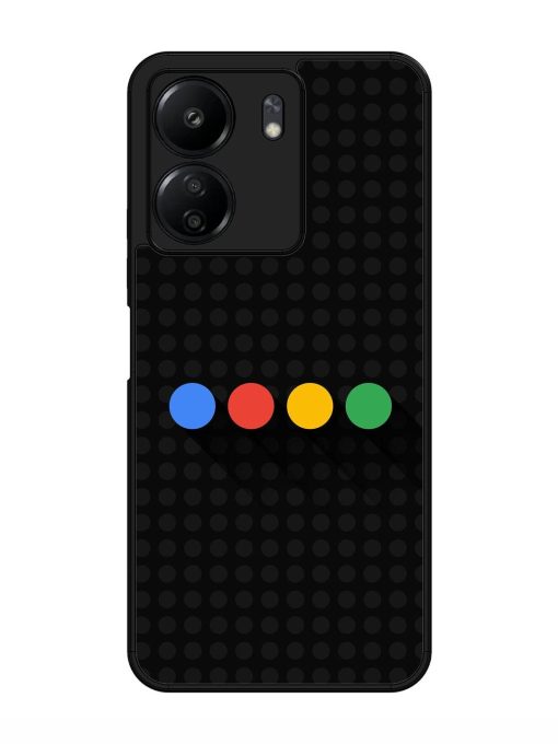 Google Dots Glossy Soft Edge Case for Xiaomi Redmi 13C (4G) Chachhi