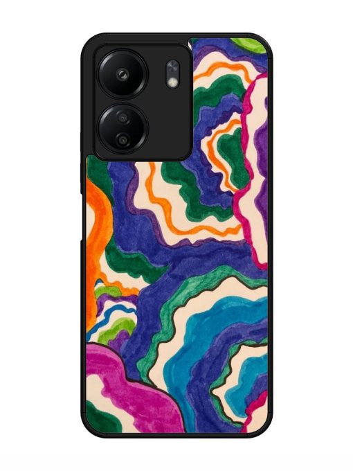 Wavy Wonder Glossy Soft Edge Case for Xiaomi Redmi 13C (4G)