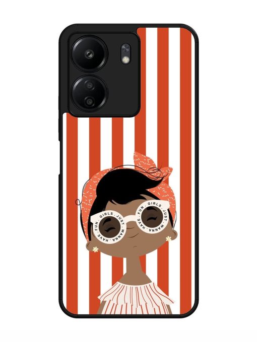 Girls Just Wanna Have Fun Glossy Soft Edge Case for Xiaomi Redmi 13C (4G) Chachhi