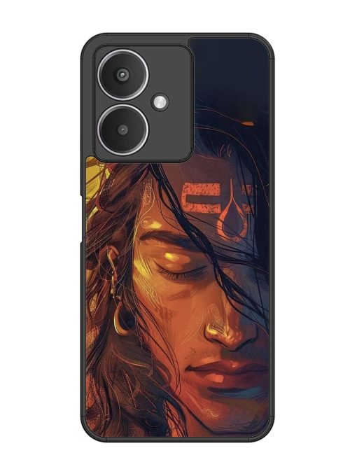 Tranquil Shiva Glossy Soft Edge Case for Xiaomi Redmi 13C (5G) Chachhi