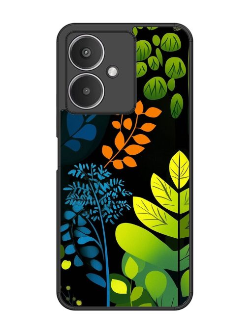 Midnight Garden Glossy Soft Edge Case for Xiaomi Redmi 13C (5G) Chachhi