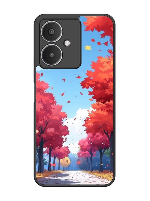 Autumn'S Embrace Glossy Soft Edge Case for Xiaomi Redmi 13C (5G) Chachhi