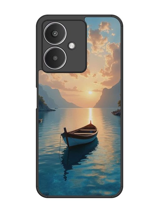 Serene Sunset Glossy Soft Edge Case for Xiaomi Redmi 13C (5G) Chachhi