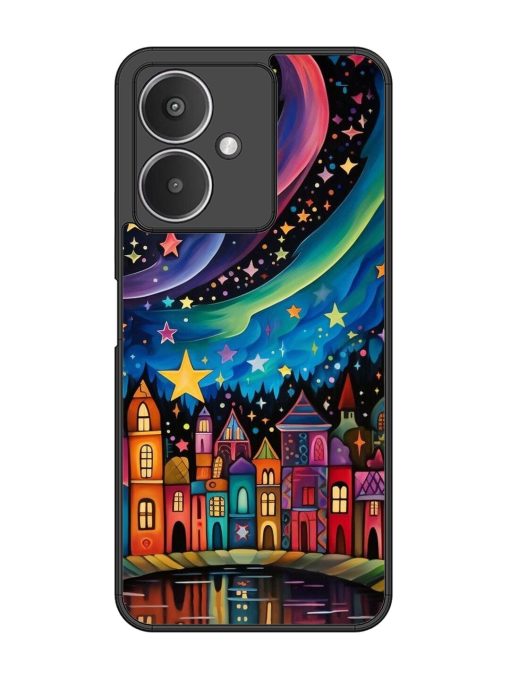 Starlit Village Glossy Soft Edge Case for Xiaomi Redmi 13C (5G) Chachhi