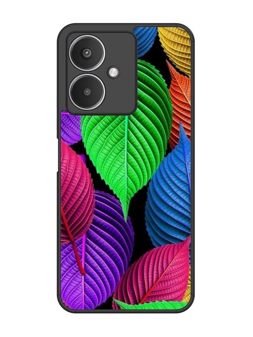 Rainbow Leaf Symphony Glossy Soft Edge Case for Xiaomi Redmi 13C (5G)