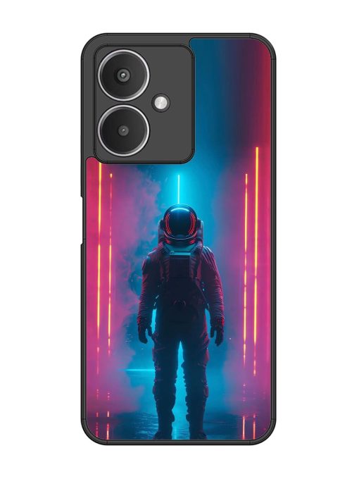 Neon Astronaut Glossy Soft Edge Case for Xiaomi Redmi 13C (5G) Chachhi