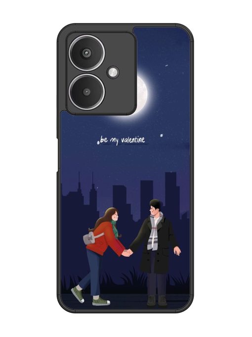 Moonlight Proposal Glossy Soft Edge Case for Xiaomi Redmi 13C (5G) Chachhi