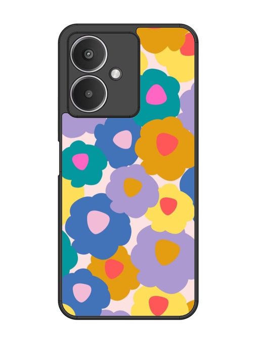 Flower Power Glossy Soft Edge Case for Xiaomi Redmi 13C (5G) Chachhi