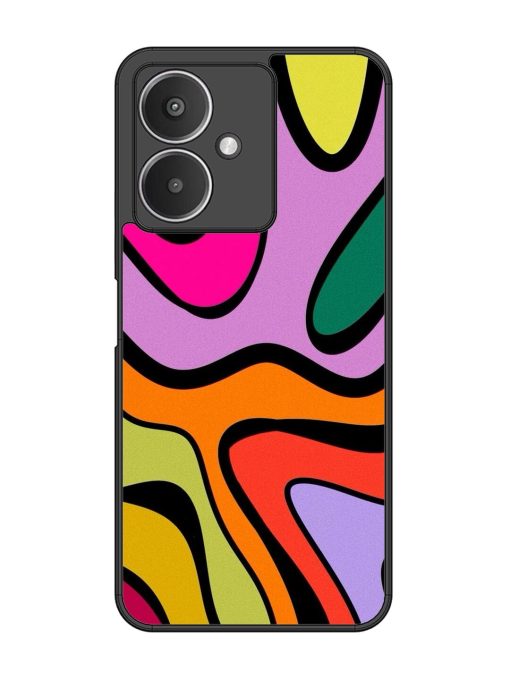 Groovy Swirls Glossy Soft Edge Case for Xiaomi Redmi 13C (5G) Chachhi