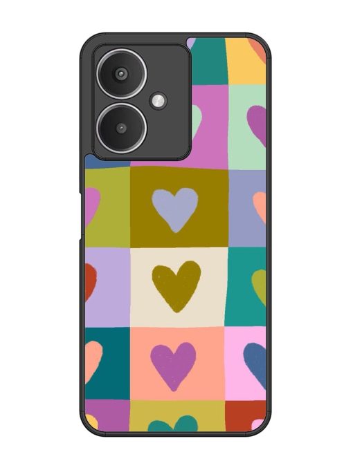 Box Of Hearts Glossy Soft Edge Case for Xiaomi Redmi 13C (5G) Chachhi