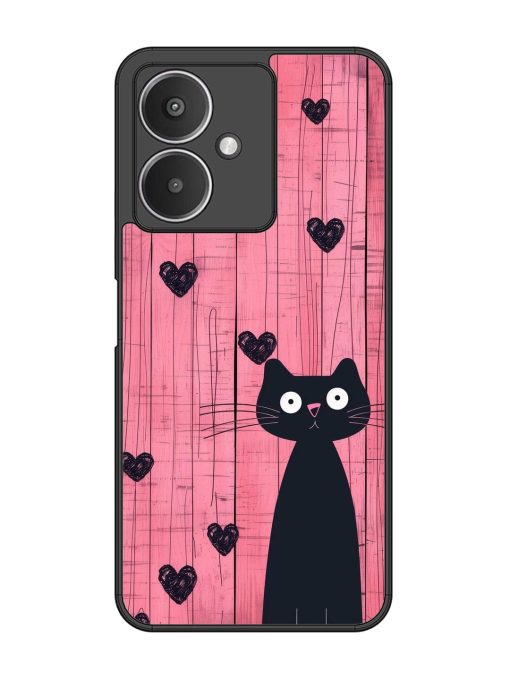 Feline Valentine'S Day Glossy Soft Edge Case for Xiaomi Redmi 13C (5G) Chachhi