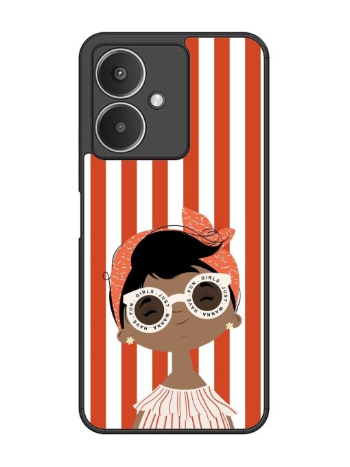 Girls Just Wanna Have Fun Glossy Soft Edge Case for Xiaomi Redmi 13C (5G) Chachhi