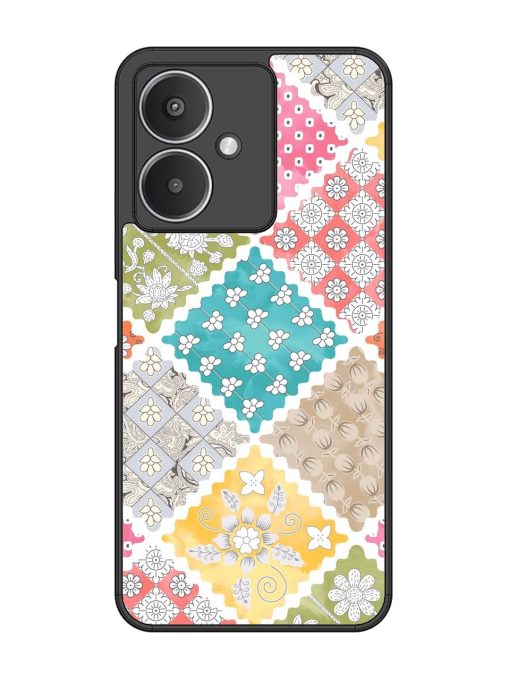 Patchwork Dreamscape Glossy Soft Edge Case for Xiaomi Redmi 13C (5G)