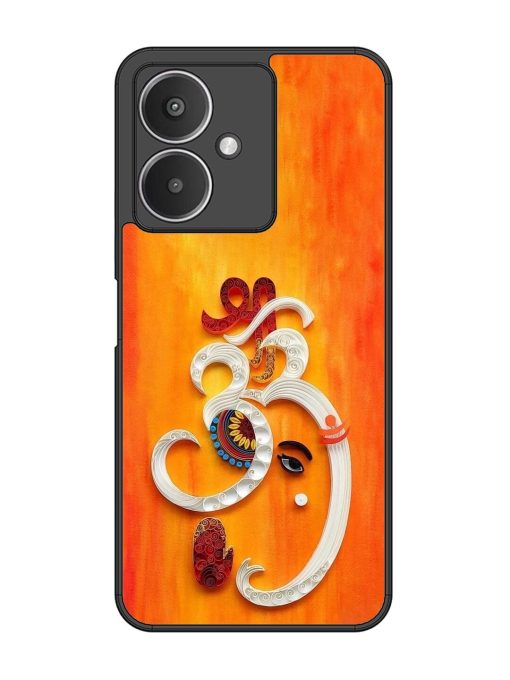 Ganesha In Quilling Art Glossy Soft Edge Case for Xiaomi Redmi 13C (5G)