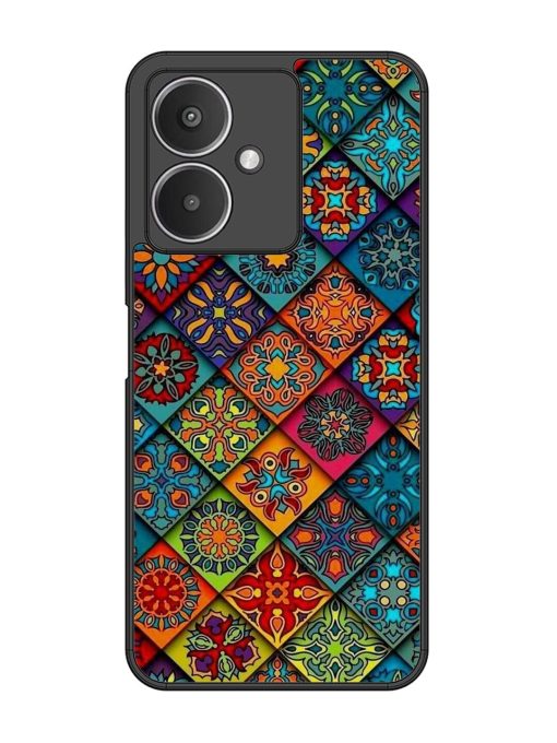 Patchwork Mandala Mosaic Glossy Soft Edge Case for Xiaomi Redmi 13C (5G) Chachhi